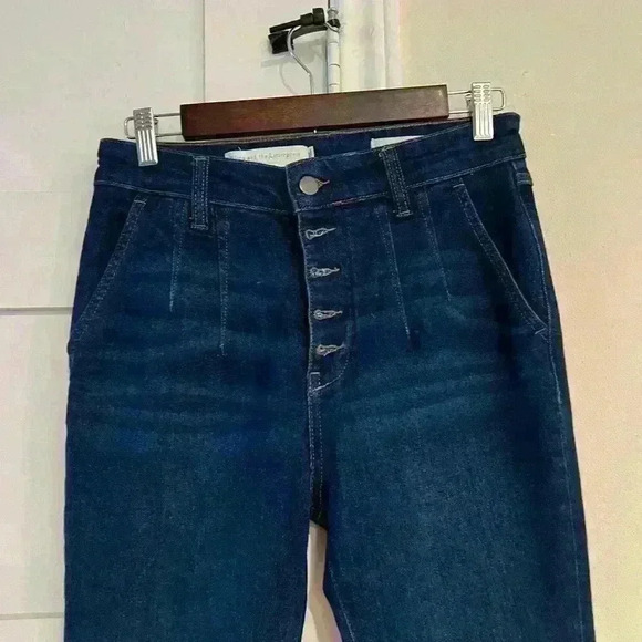 Pilcro and the Letterpress Dark Denim High-Rise Skinny Jeans- Size 27- NWOT - Picture 2 of 6
